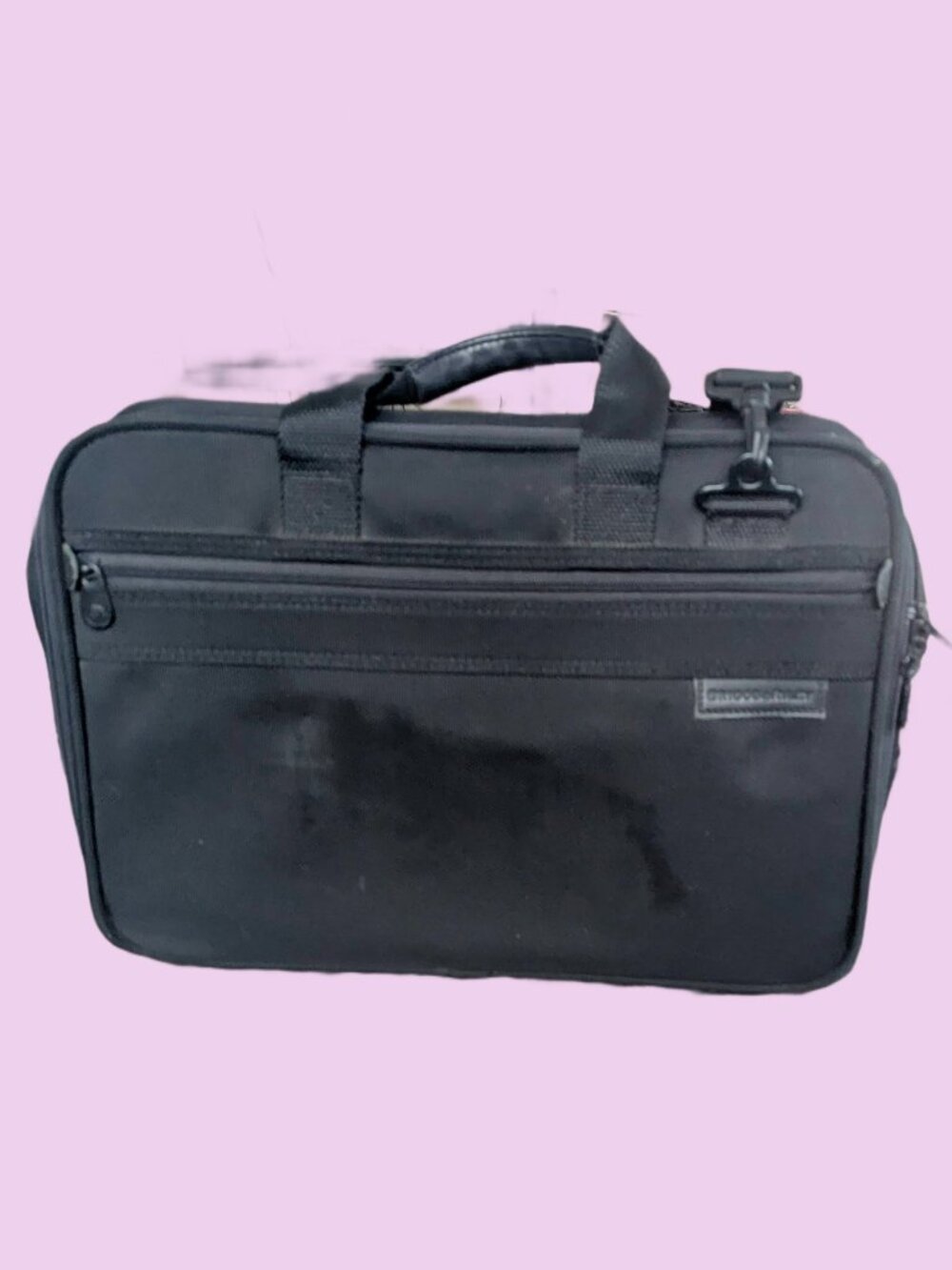 Briggs & Riley Nylon Ballistic Briefcase Laptop Shoulder bag Fits laptop 15"x11"